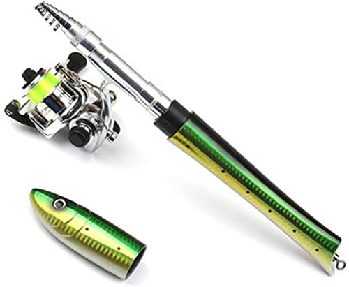 Angelruten- und Rollen-Kombinationen Glasfaser-Teleskop-Angelruten Baitcasting-Ruten Fliegenruten für Salzwasser und Süßwasser