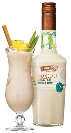 De Kuyper Piña Colada Cocktail – Pre-Mixed and Ready to Serve, 50cl 14.5% ABV