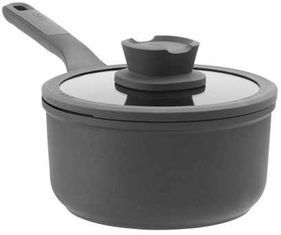 Berghoff - Pentolino Antiaderente con Coperchio Stone+ 18cm
