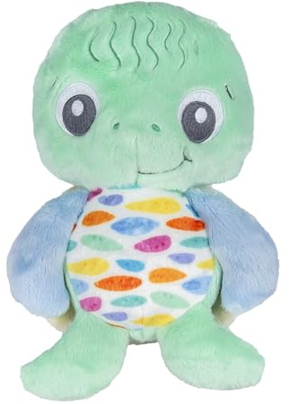 Playgro Plüsch Kuscheltier Stofftier ECO Schildkröte extra Soft - Hergestellt aus recycelten Wasserflaschen - Motiv Schildkröte