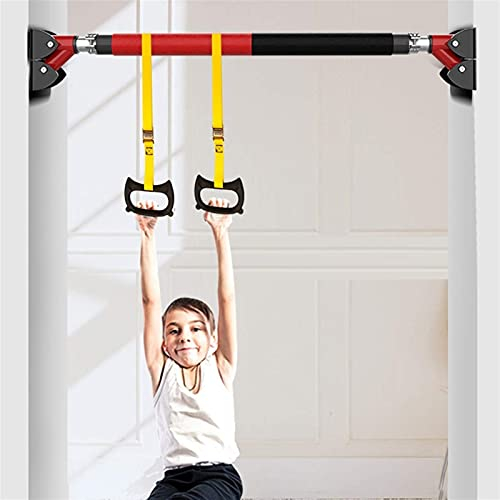 Klimmzugstangen, tragbare Klimmzugstange für die Tür, keine Schrauben erforderlich, Fitness-Horizontalstange, Sandsackring, Widerstandsgurt, Aufhängungsausrüstung, 72-180 cm