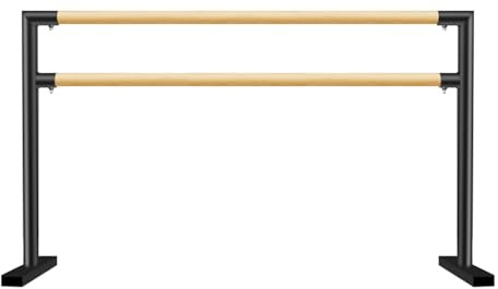 jiajulashou123 Ballettstange Freistehende Ballettstange für Zuhause Ballet Bar Ballet Stange Tanzstange für Ballet Ballett Barre für Kinder Erwachsene,Balletstange Mobil (150 * 65 * 110cm)