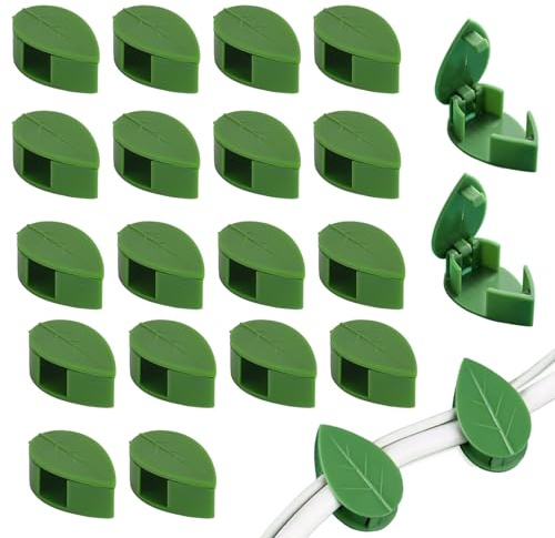 MPXEAVG 60Stück pflanzenhalter, pflanzenclips Wand, Pflanzen wandhalterung, wandbefestigung für Pflanzen, Pflanzen Clips Wand,für kletterpflanzen Befestigung Clips Wand