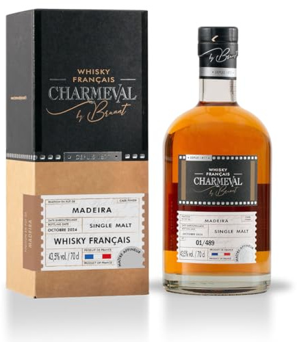 Whisky Français Single Malt - Finition fût de Madeira - Charmeval By Bruant