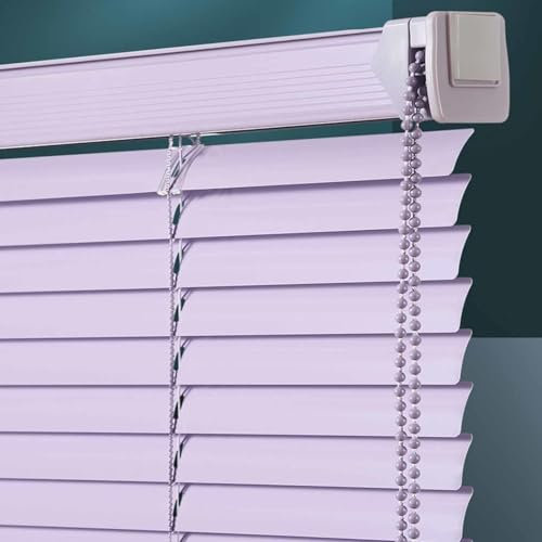 DZHTUF Aluminium-Jalousien Für Fenster, 25mm Breite Lila Aluminium-Lamellen, Horizontale Jalousien, Einfache Fensterläden Für Home Office, wasserdichte Und Ölbeständige Vorhänge,W×H-50x200cm/20x79in