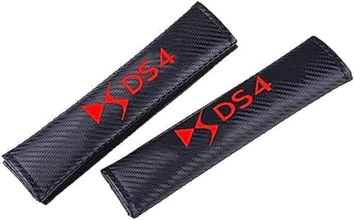 dzggs 2 Pièces Rembourrage de Ceinture de Sécurité pour Citroen Ds4, Protege Ceinture Voiture Amovible Confortable Antidérapant, Coussinets Ceinture,A