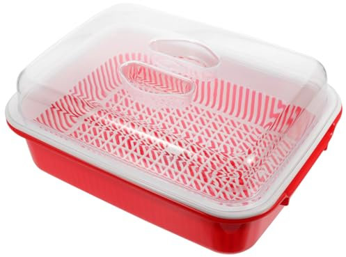 Cabilock Babyflaschen Aufbewahrungsbox Flaschentrockner Mit Wasserauffangplatte Besteck-trockenregal Aus Umweltfreundlichem Pp-material Kompakt Und Für Kleine Küchenräume