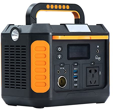 Stazione di alimentazione portatile 500W 550Wh Alimentazione di emergenza portatile per esterni con presa CA a onda sinusoidale pura per campeggio all'aperto, viaggi, caccia, batteria di backup di e