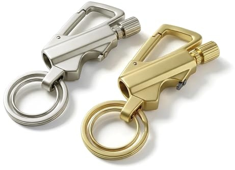 2 Pack Permanent Match Infinity Lighter, Permanent Match Infinity Lighter with Multitool Keychain Bottle Opener, Keychain Multitool for Camping & Hiking, Gift for Man