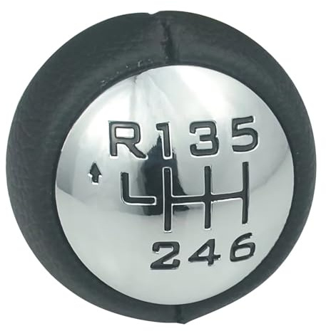 QRDKKL Pomo Palanca De Cambios Coche Perilla De Cambio De Marchas Para Peugeot 3008, 407, 5008, 807, 307 Y 308 De 6 Velocidades, 650632