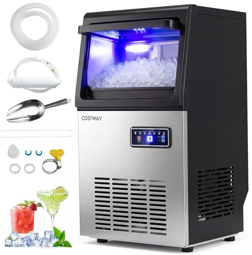 COSTWAY Macchina Ghiaccio 41 kg/24 H, per Bar e Caffetterie Casa