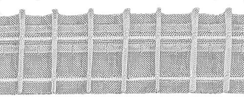 Ruther & Einenkel Bleistiftfalte 50 mm, 150% / Aufmachung 10 m, Polyester, halbtransparent, 1000 x 5 x 0.1 cm
