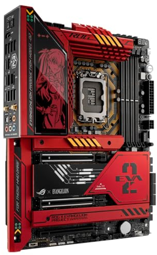 ASUS Rog Maximus Z790 Hero Eva-02 - Carte Mère Intel Z790 Lga 1700 ATX avec 20 Plus 1 Étages d'alimentation, Ddr5, Cinq Emplacements M.2, Emplacement Ssd Pcie 5.0 Nvme sur Carte Hyper M.2