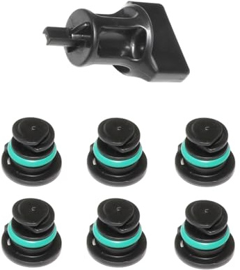 Oil Drain Plug No Leak 06L103801 6 Pack with Oil Drain Plug Removal Tool Compatible with Volkswagen 1.8L 2.0L Petrol Replacement for Audi Golf Passat