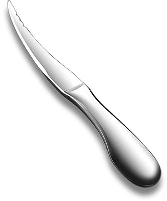 ADORAMBLING Shrimp Deveining tool Multi-Colored Shrimp Deveiner Tool Stainless Steel Shrimp Peeler and Deveiner Tool Seamless Shrimp Peeler for Easy Shrimp Deveining (Silver)