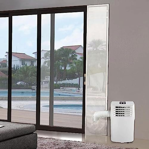 HOOMEE Verstellbare Fensterdichtung mit Schlauch für tragbare Klimaanlage (35,6 x 231,1 cm), 35 x 232 cm