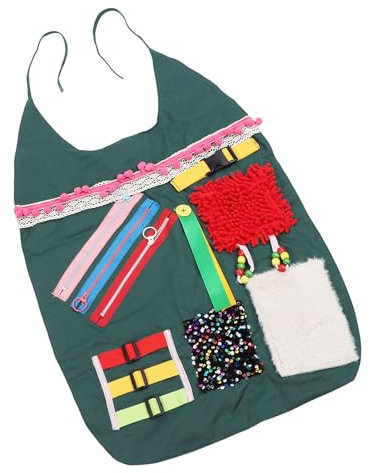 Tablier de Couverture Sensorielle, Activités Sensorielles Engageantes, Soigneusement Conçu, Activités et Jeux Sensoriels, Soulager l'anxiété, Coton, pour la Démence, L'Alzheimer,
