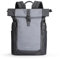 MARK RYDEN 15.6 inch Laptop Backpack 15-17L Roll Top backpack Clashing Colours Fashion Backpack for camping College School- Black and Grey
