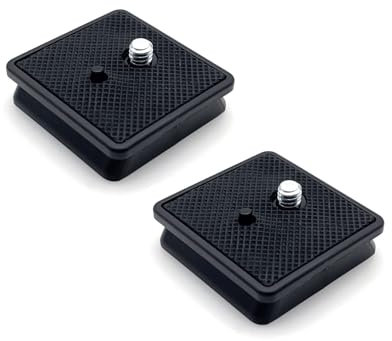 JZK 2 pcs Camera Quick Release Plate Head Screw Mount Adapter for Universal Tripod