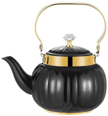 OnePine 1600 ml Teiera con infusore e coperchio rimovibile, Teiera in Acciaio Inox con Filtro Caffettiera in acciaio inox perfetto per tè sfuso, tè in fiore e caffè