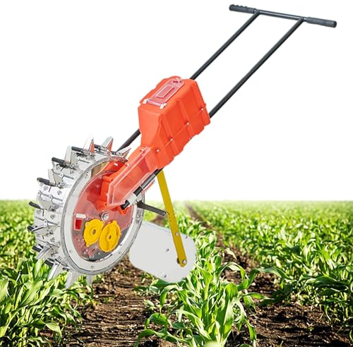 Beachtiful Manual Seeder Handheld Seeding Machine, 16-Beak Precision Manual Seeder for Planting Corn Cotton Soybean Peanut, Planting Depth 2.7 in, Sowing Spacing 8 in