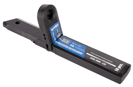 Cofan Pack de 10 cuchillas para cúter | Hojas de recambio negras ultra afiladas | Cuchillas de SK2 | Adecuadas para cúter de 9 mm, 18 mm o 25 mm (10, Hoja 18 mm x 0,7 mm)