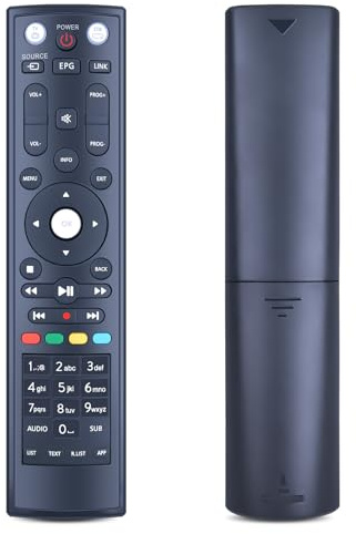 GOUYESHO Telecomando di ricambio adatto per Telesystem Tele System TS9015 HD, TS9016 HD, ODE715 HD, ODE716 HD