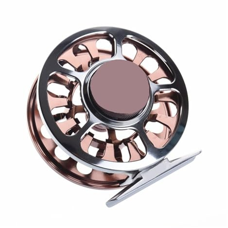 Metall Fliegenrolle Metall Fliegenrolle wasserdichte Fliegen Angelrolle 3/4,5/6,7/8,9/10(Silver)