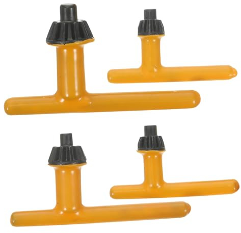 Yardenfun Clés de Mandrin Perceuse Électrique Acier 4 Pièces Polyvalentes Compatibles Perceuse à Colonne Serrage Précis Usage Atelier Bricolage
