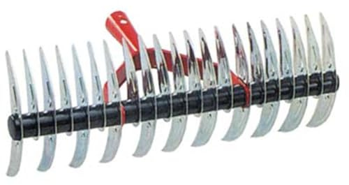 1 PZ RASTRELLO AERATORE DOPPIO STARS ACCIAIO DENTI 11/21 CM 36 O.MM 26