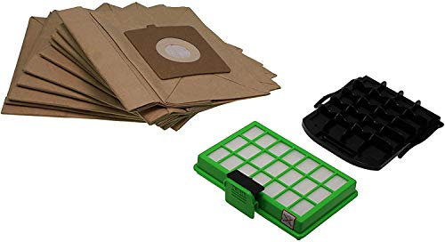 Rowenta zr007001 Juego para Power Space ro23 X X accesorios para aspiradoras bolsas para aspiradora, filtro para aspirador, 3 L), color negro/marrón/verde