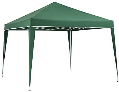 KG KITGARDEN - Carpa Plegable 3x3m para Jardín, Incluye Piquetas y Bolsa de Transporte, Verde