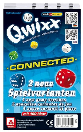 NSV - 4086 - QWIXX - Connected - Zusatzblöcke 2er Set - Würfelspiel