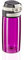 Leifheit Tritanflasche Flip 550ml, 100% dichte Sportflasche, Öffnen mit einer Hand, leichte und bruchsichere Trinkflasche mit Filter für Fruchteinsatz, nachhaltige Wasserflasche, BPA frei, lila