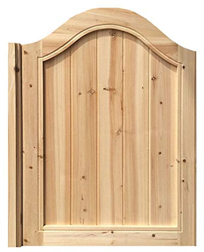 CAIJUN Rétro Bois Massif Portes par Cafe Portails Battants Doubles Porte Simple Caisse Compteur Porte De Partition Pas De Peinture Ouverture Bi-directionnelle for Bar Pub, 2 Styles