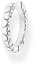 Thomas Sabo - Pendientes para mujer, plata de ley 925 con forma de corazón, Ear Cuff Hearts