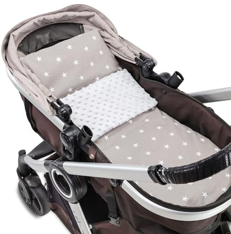 Totsy Baby Manta Bebe Recien Nacido Invierno con Tejido de Felpa 75x60 cm + Almohada 35x30 cm - mantita para Bebes arrullo recién Infantil para Cochecito o Cuna de bebé toquilla de algodón Oeko-Tex