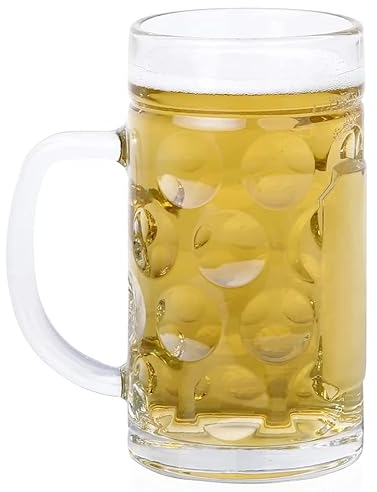AIOS Unbreakable Plastic Dimpled Beer Stein/Tankard/Mug 520ml.
