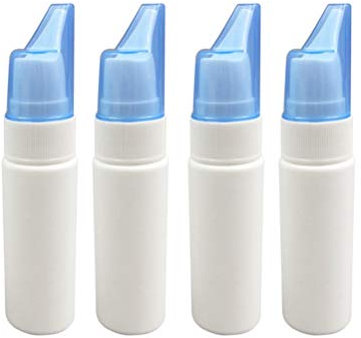 Ciieeo 5pcs Plastic Pe Material Nasal Spray Bottle Mini Fine Mist Spray Bottle for Sinus Rinse and Portable Use