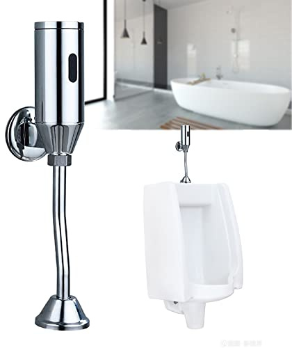 Sensor automático de válvula de descarga urinaria, montaje en pared, inteligente sin contacto urinario válvula de orina para baño agua inodoro lavavajillas