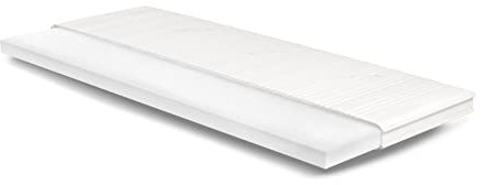 Meisterschlaf Kaltschaum Topper 115x200 cm – Höhe 7cm – RG45 – Oeko-TEX® Standard 100 – Tencel™ Lyocell Doppeltuch-Bezug waschbar – für Matratze, Boxspringbett, Sofa – Made in Germany