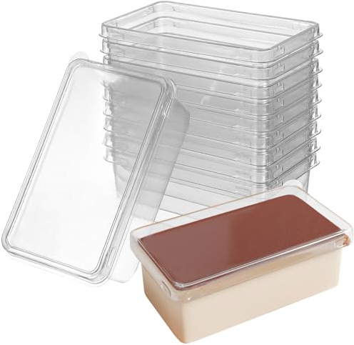 Luxshiny 10pcs Boxes Tiramisu Box Cake Container Tiramisu Holder Clear Mousse Cake Boxes Baking Supply Transparent Bakery Containers Mini Clear Dessert Holder