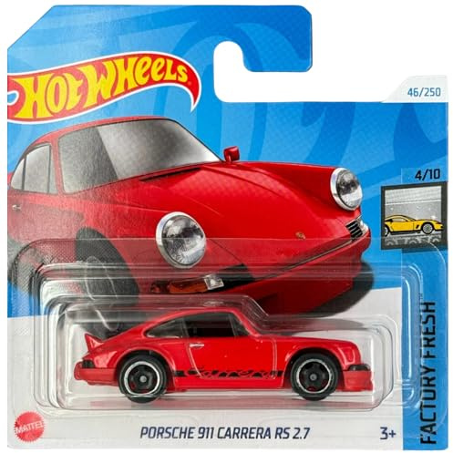 Hot Wheels - Porsche 911 Carrera RS 2.7 - Factory Fresh 4/10 - HTD08 - Short Card - rot - Mattel 2024-1:64