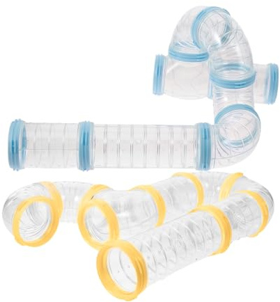 Selbstgebaute Hamstertunnel 2 Satz Pp mit Abnehmbar Design | Hamster Zubehör, Hamster Unterirdischer Tunnel, Hamsterröhren und Selbstgemacht Externer Hamster