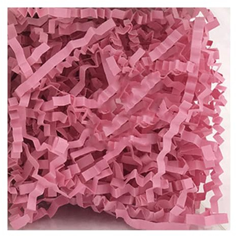 Påskgräs återvinningsbar elegant strimlat papper fyllning iögonfallande gör-det-själv konfettiförpackning tillbehör för skolklassrum rosa