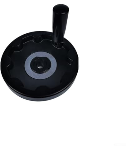 Roue manuelle de 15,2 cm avec poignée rotative pliable et design ondulé intérieur pour fraiseuses, tours et meuleuses (D)