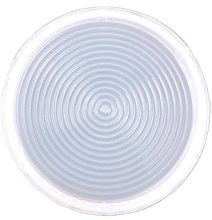 KAHDGSS Moule en Époxy À Faire Soi-même Plateau Rond Résine sous-Verres Silicone Décoration De Maison pour L'artisanat Fait À La Main
