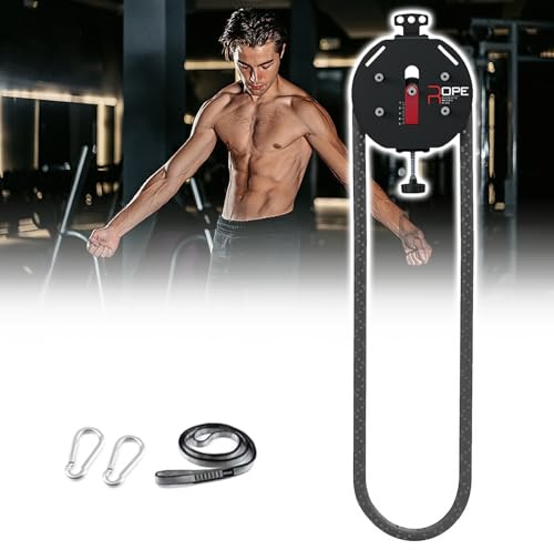 LYJIANGXIN Endless Rope Trainer, Entrenador De Cuerda Infinita, Sistema Portátil De Poleas, Máquina Multifunción Gym, con Resistencia Ajustable, para Fuerza, Flexibilidad Y Coordinación
