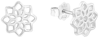 s. Oliver SO PURE Ohrringe für Damen, 925 Sterling Silber, Rhodiniert