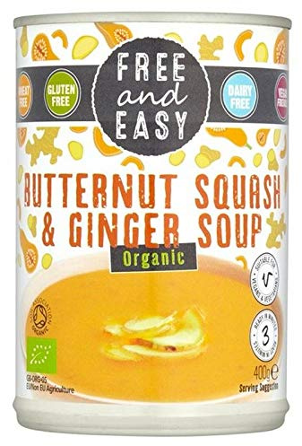 4x Gratuit Et Facile Sans La Courge Et La Soupe Au Gingembre Musquée Bio Sans Produits Laitiers 400G